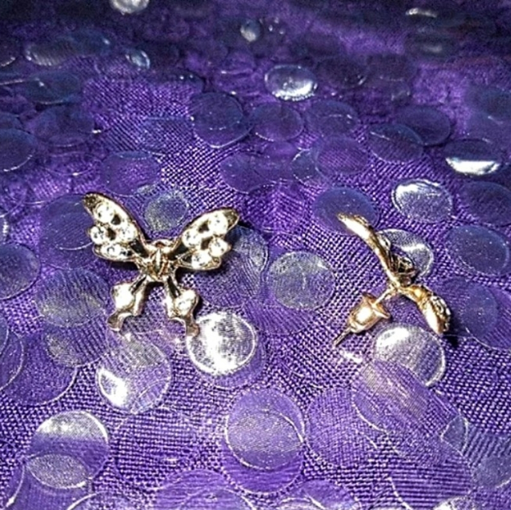 Butterfly Earrings - Picture 7 of 11